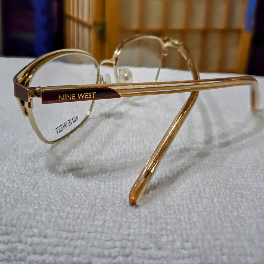 Nine West Gold Women's Eyeglasses